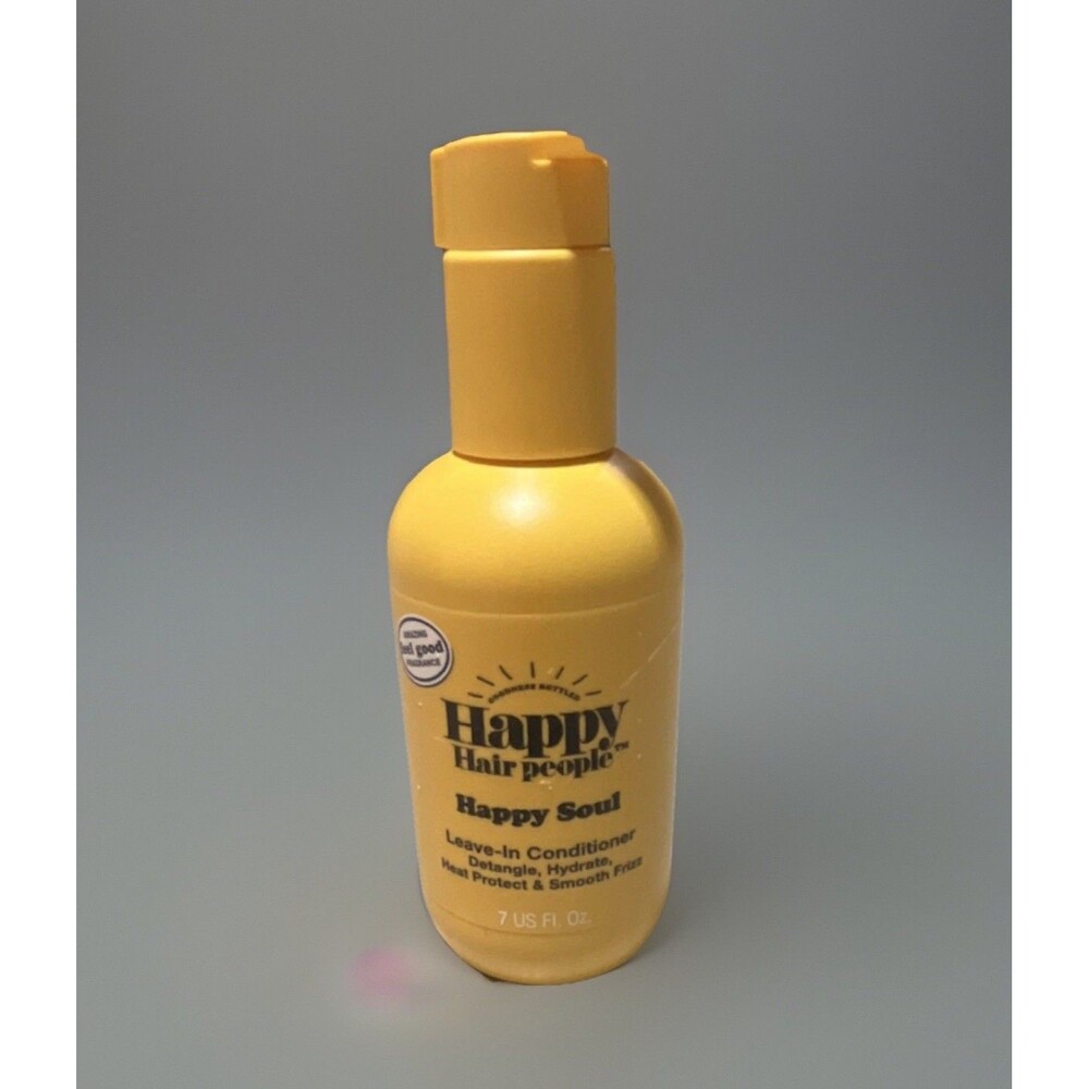 New Happy Hair People Happy Soul Leave-In Conditioner 7 fl oz Vegan Orange Oil